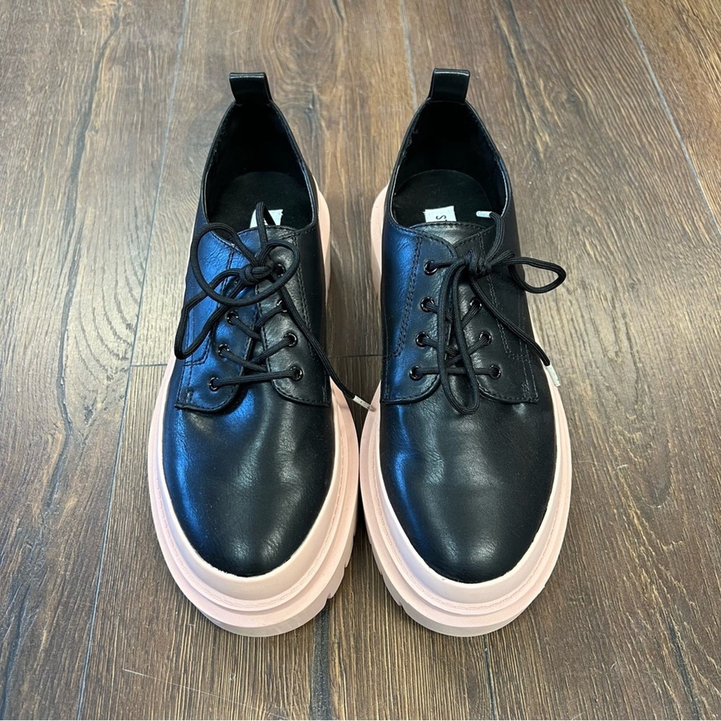 Steve Madden Malene Loafer in black/pink SZ 7.5