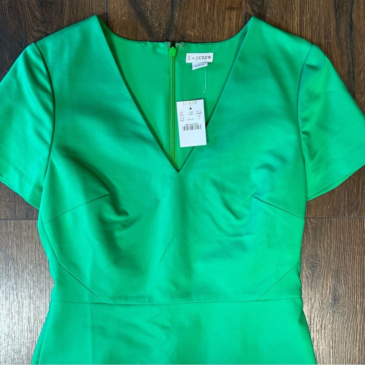 🆕 J. Crew cap sleeve v neck dress SZ 4
