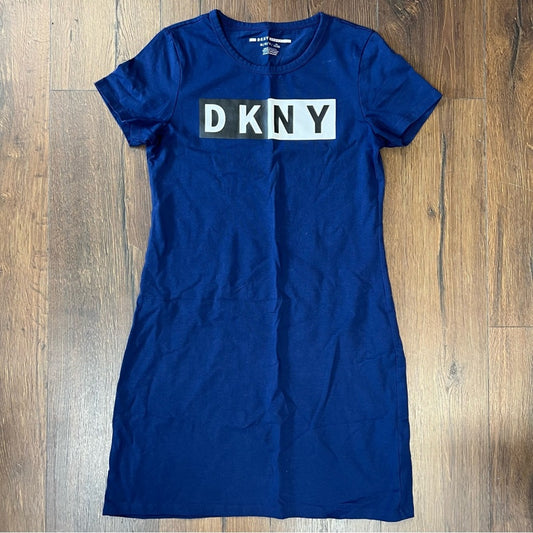 DKNY blue T-shirt dress SZ MED