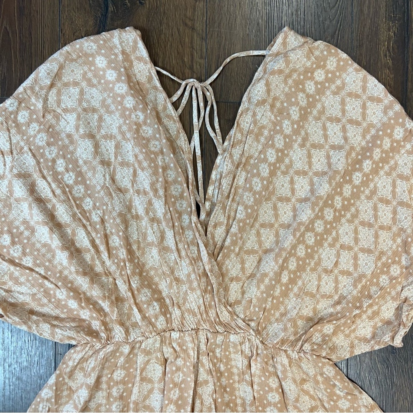Final touch boho shorts romper SZ LG