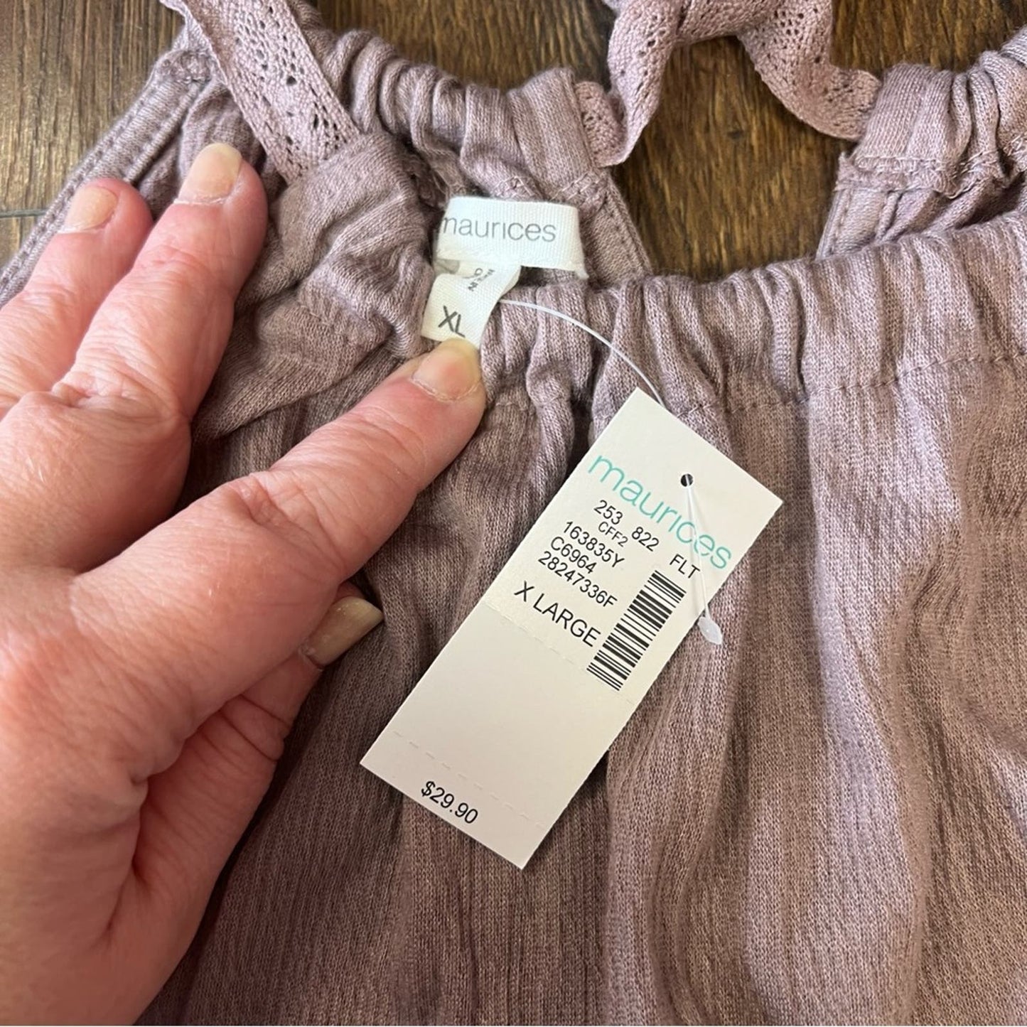 🆕 Maurice’s Solid Halter Peplum Tank SZ XL