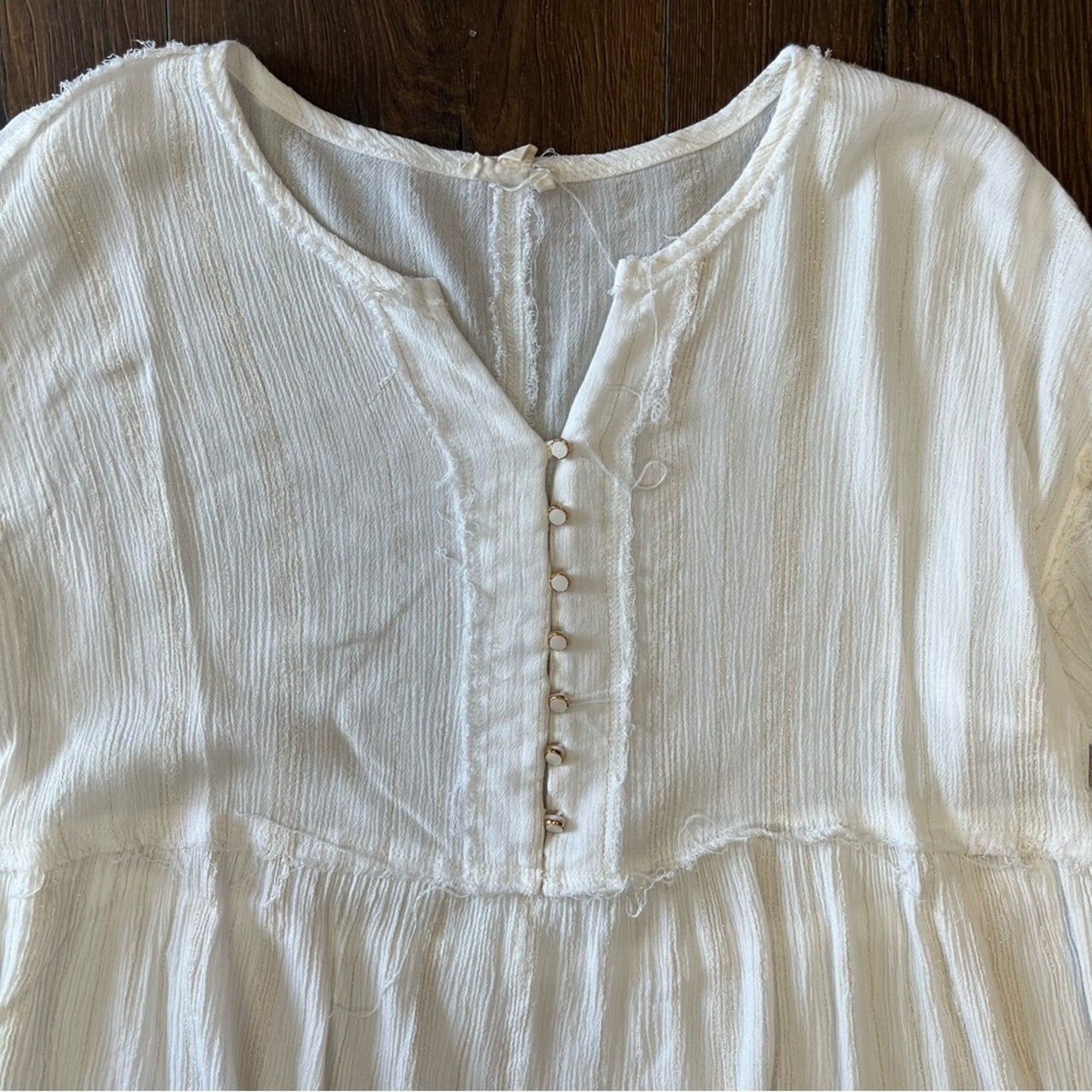 Hem & thread boho blouse SZ SM