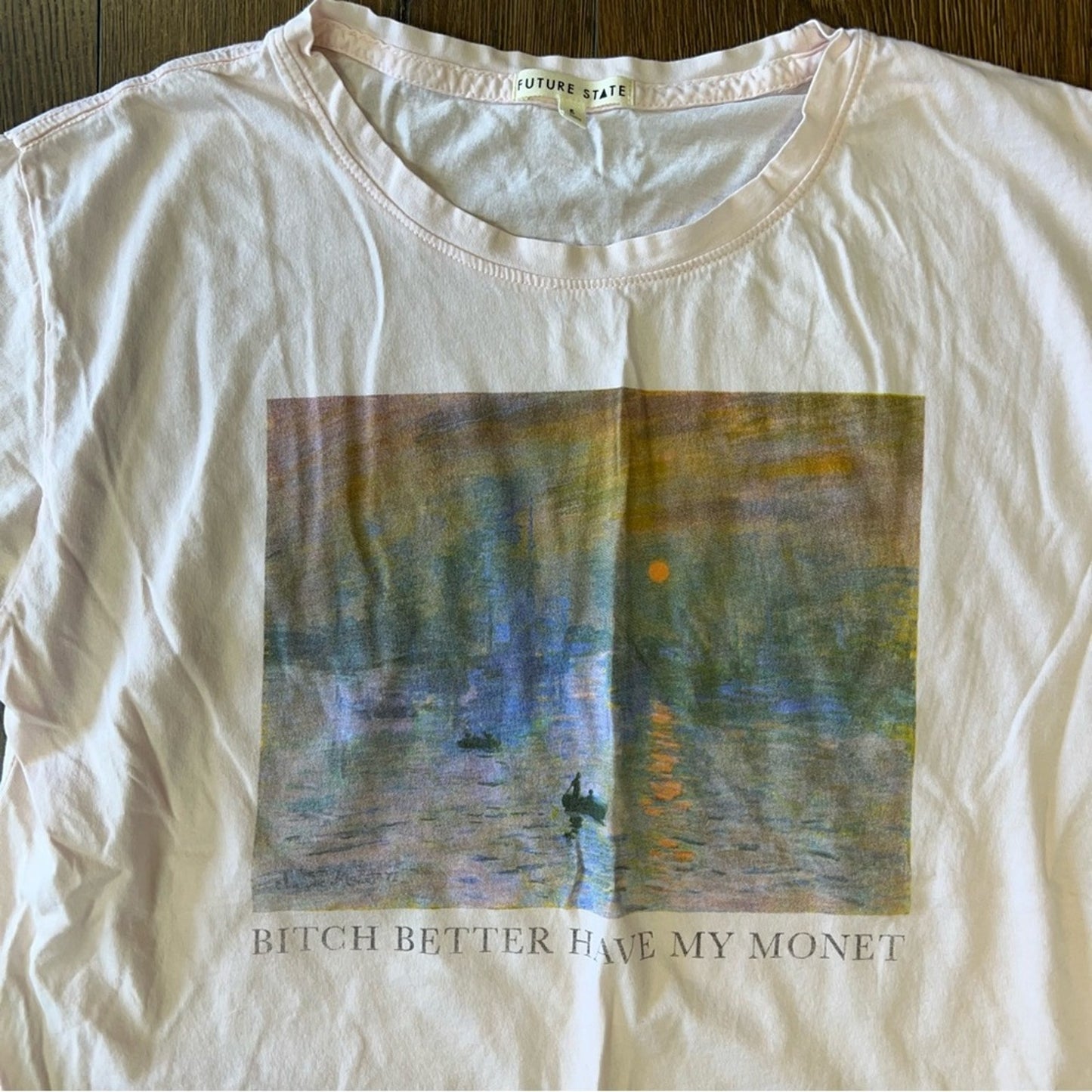 Future state “B**** better have my money” tee SZ SM