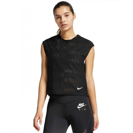 NIKE Air Short Sleeve Running Top SZ SM