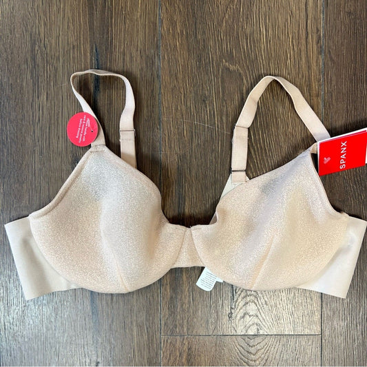 🆕 Spanx Champagne Beige Demi Bra NEW SZ XL D-DD