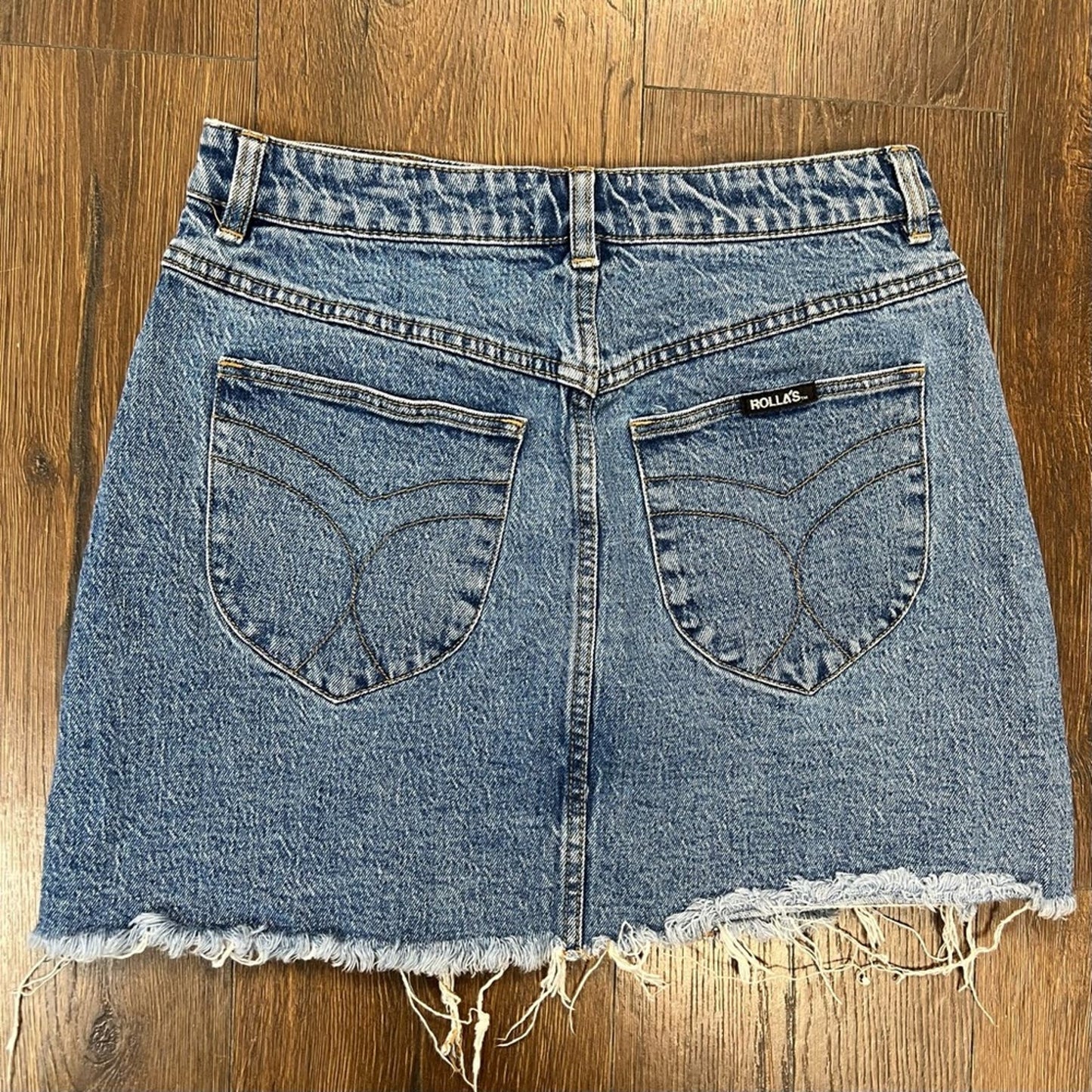 Rolla’s Claudia denim skirt in sweet stone SZ 28/6