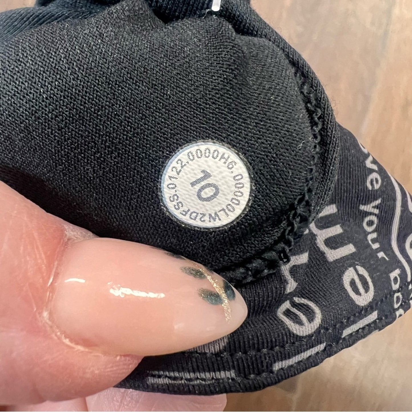 Lululemon Energy High-Neck Longline Bra Ombre Black Multi SZ‎ 10