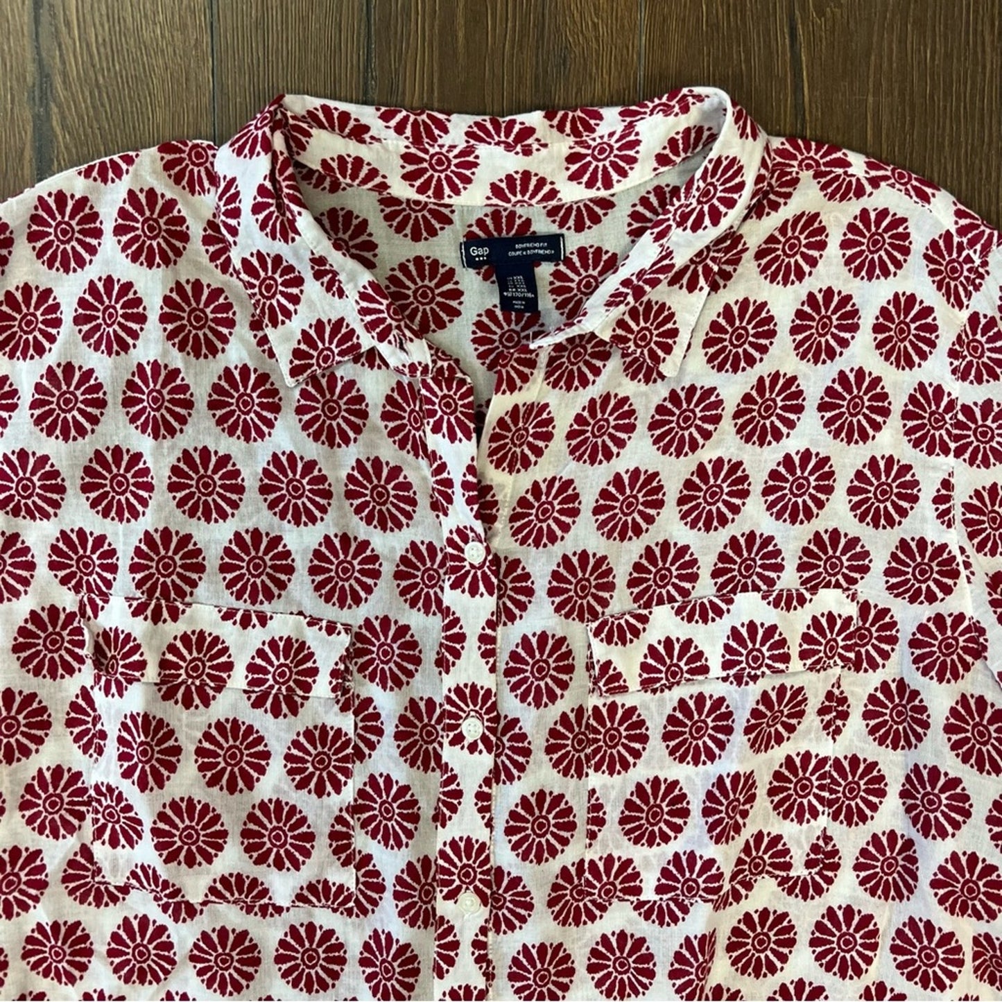 Gap boyfriend fit button-down shirt SZ XXL