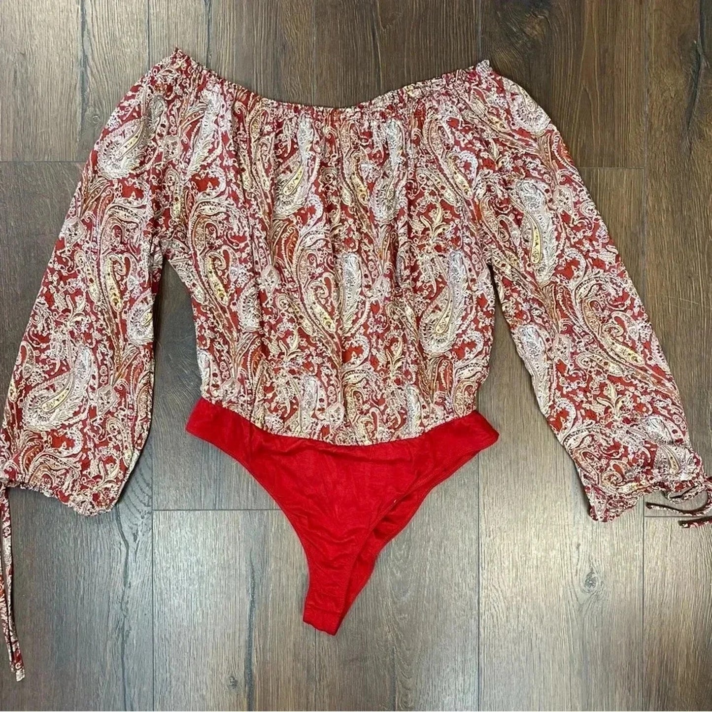 KORI Red Spice Bodysuit SZ MED
