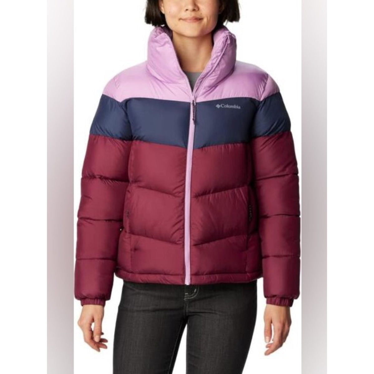 NWOT Columbia Colorblock Puffect Puffer Jacket SZ XL