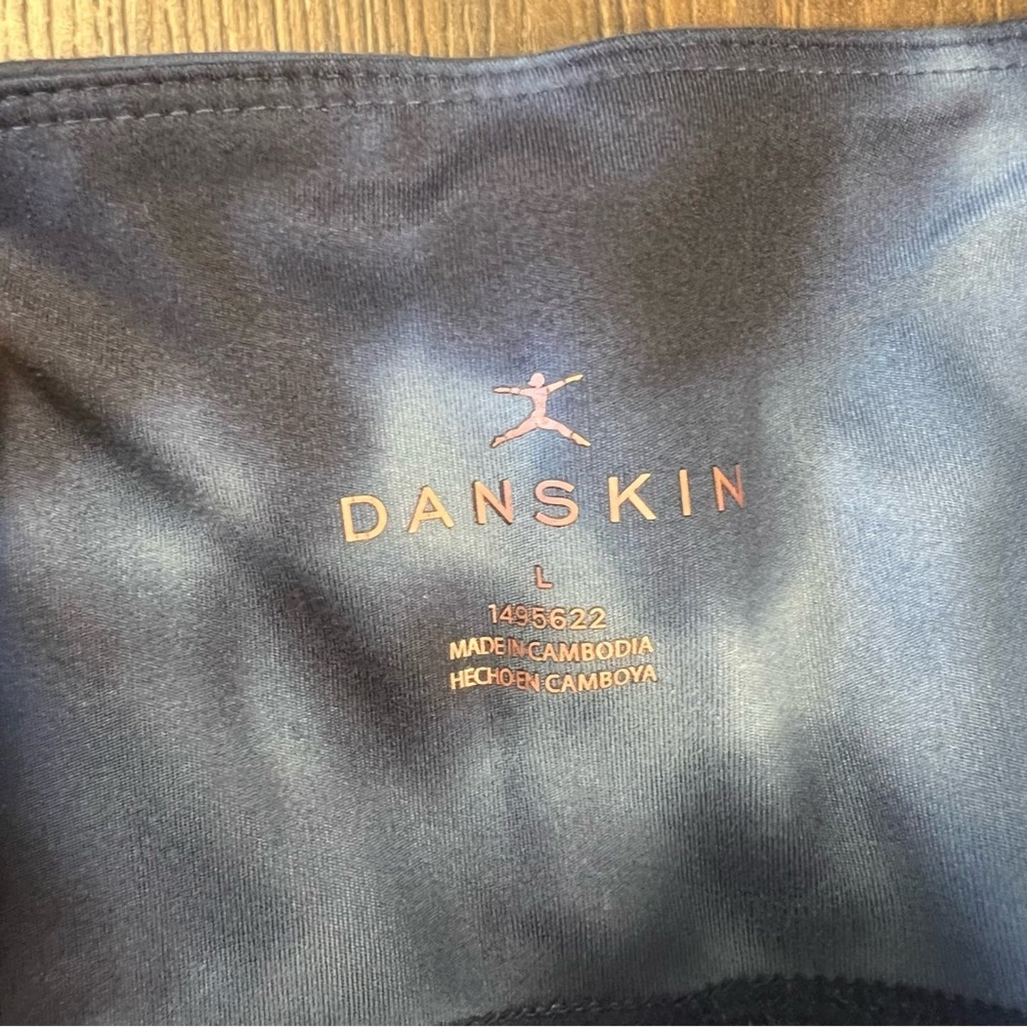 Danskin blue tie-dye leggings SZ LG