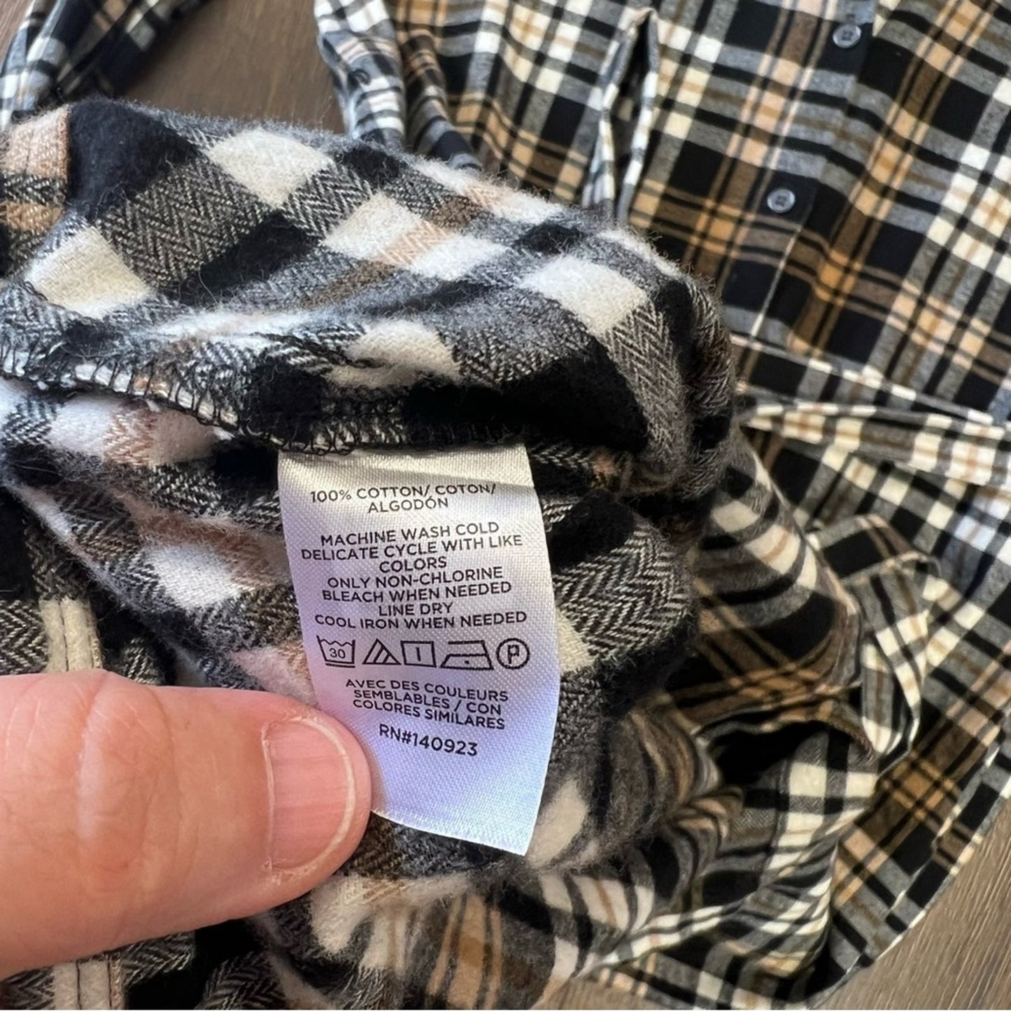 LOFT Plaid Shirtdress SZ LG