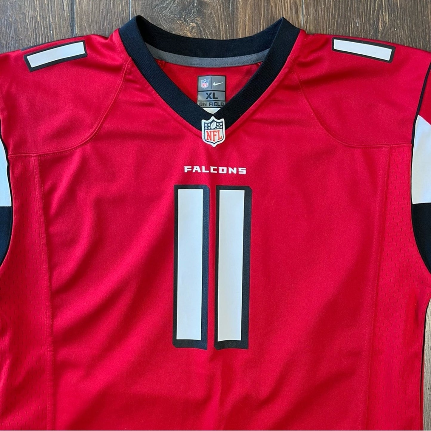 NFL Falcons Julio Jones on field jersey SZ YXL