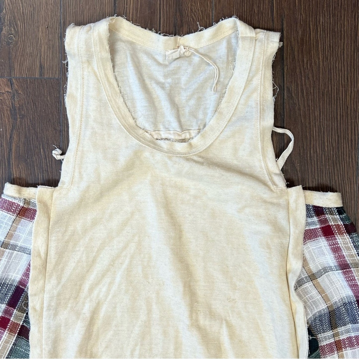 Hyku side patch tank top SZ SM