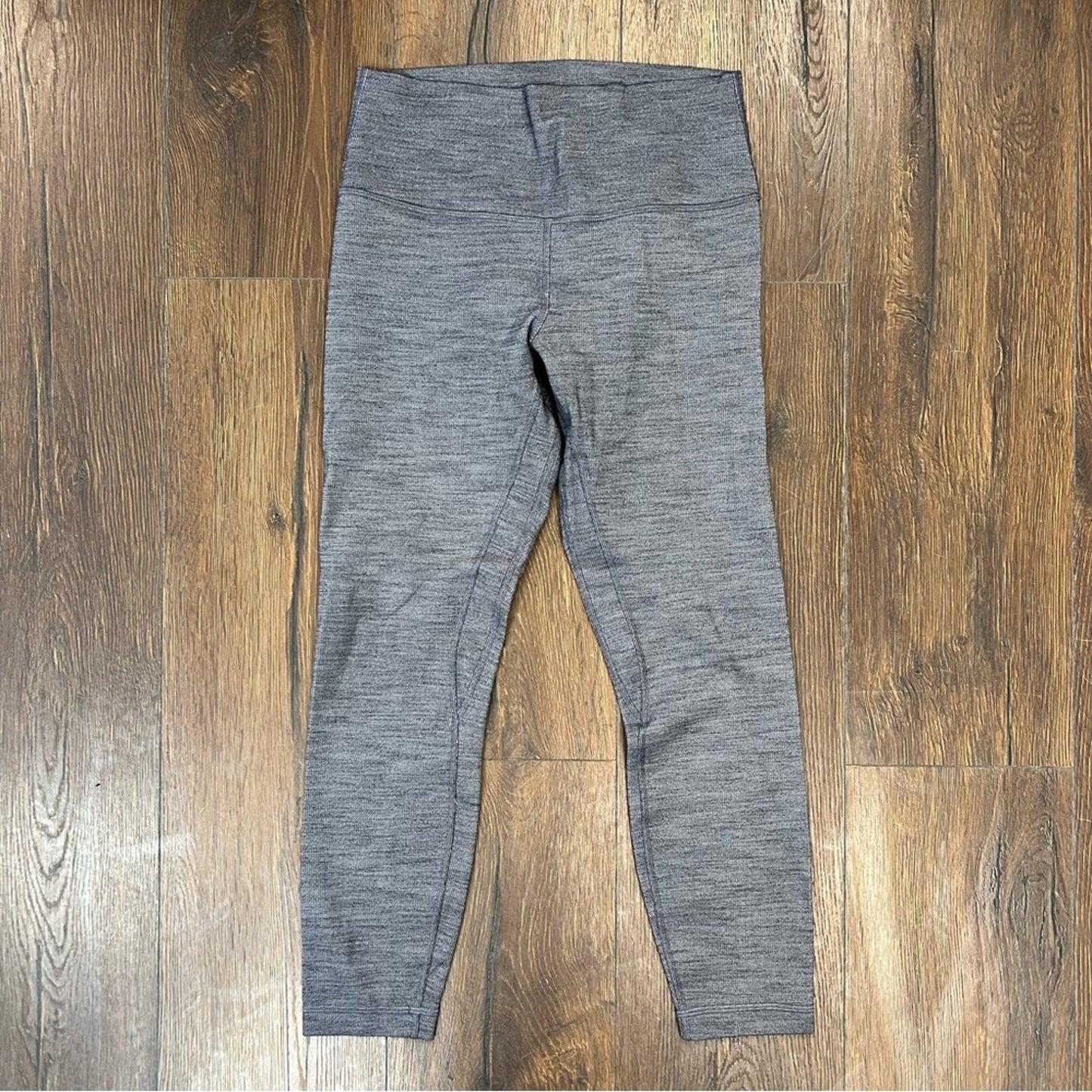 Lululemon Align Crop *21" Mini Heathered Herringbone Heathered SZ 8