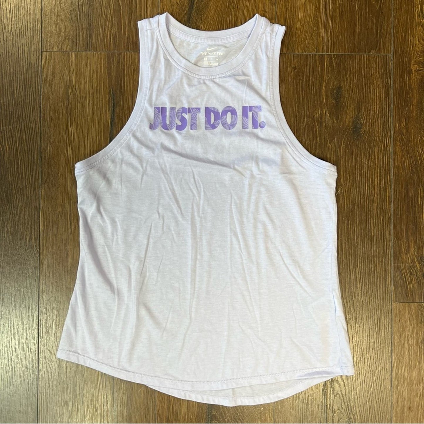 Nike purple cotton blend tank SZ SM