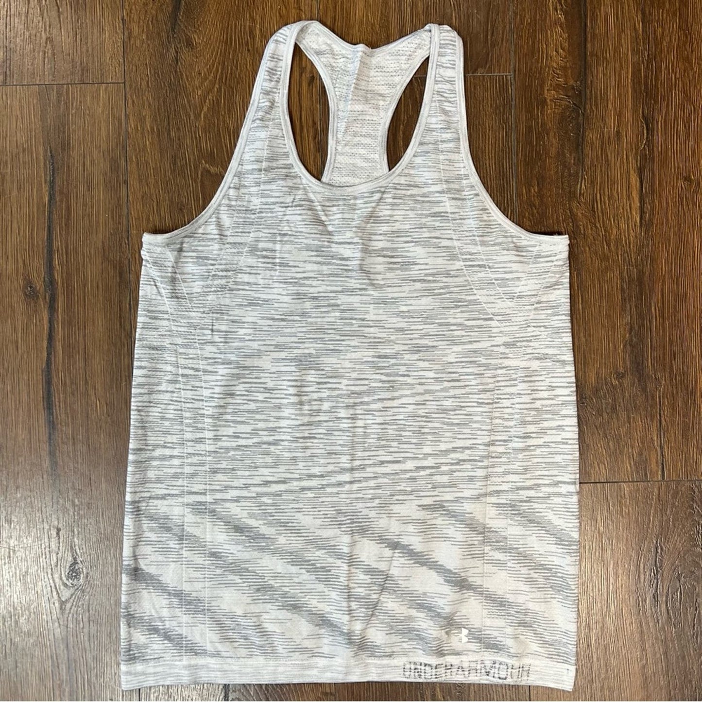 Under Armour Women's Threadborne Seamless Space Dye Racer Tank SZ LG