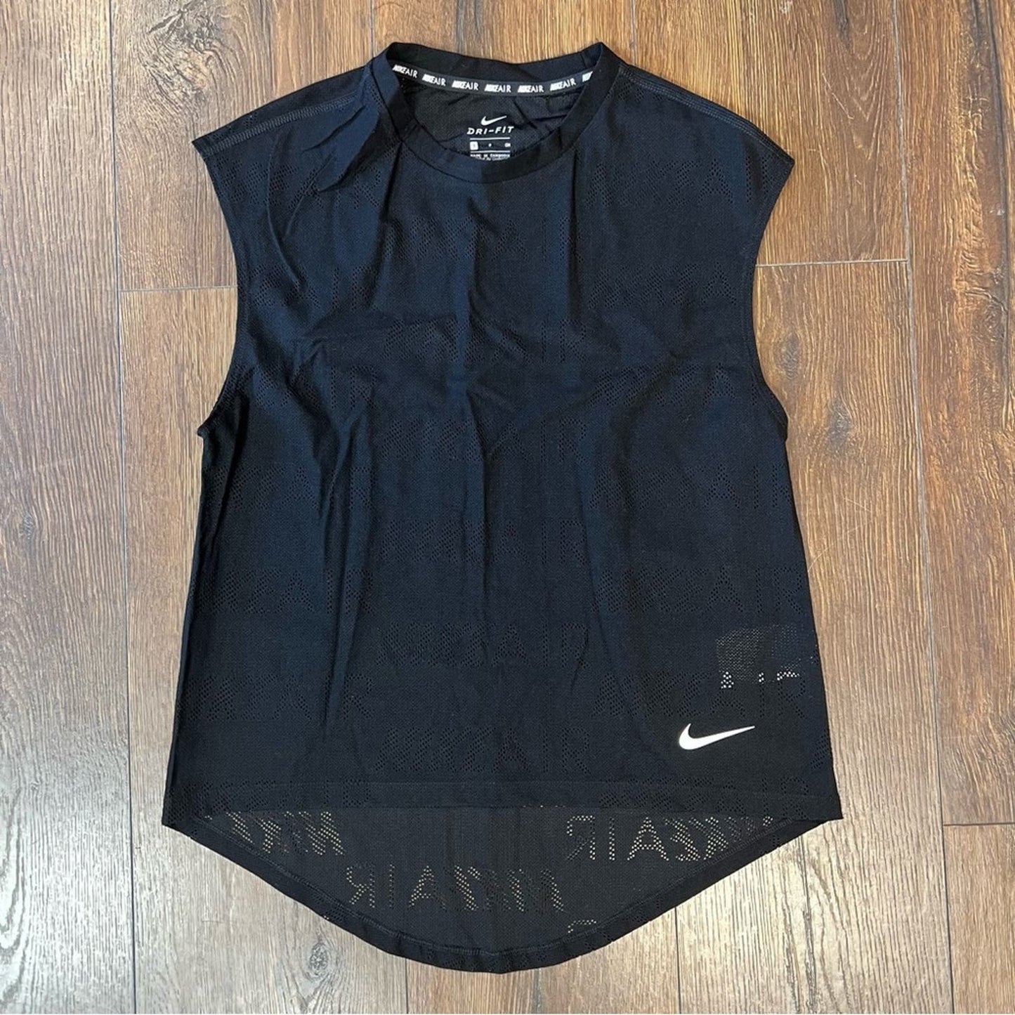 NIKE Air Short Sleeve Running Top SZ SM