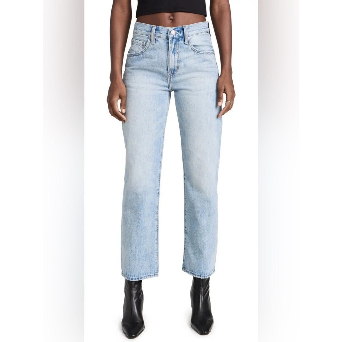 🆕 PISTOLA Bowie Lexi Mid Rise Straight Leg Jeans SZ 25