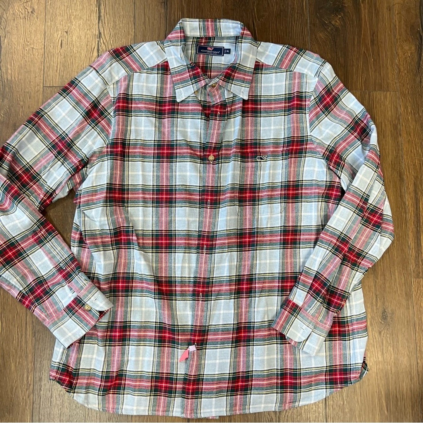 Vineyard Vines tartan plaid flannel SZ XL