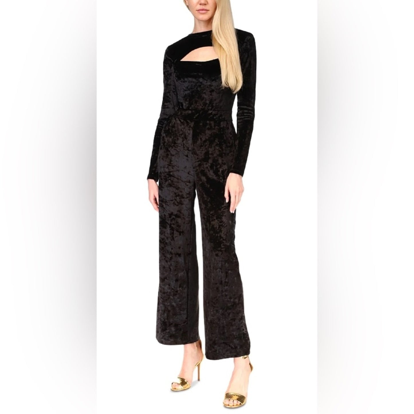 NEW Michael Kors Velvet Jumpsuit SZ MED