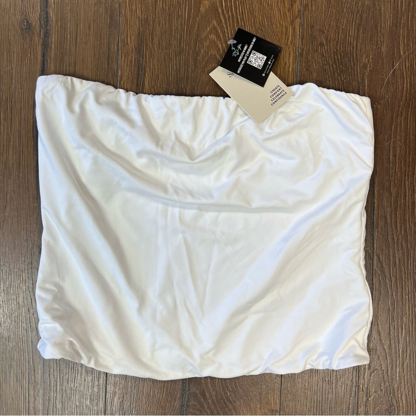 🆕 Second skin white tube top SZ LG