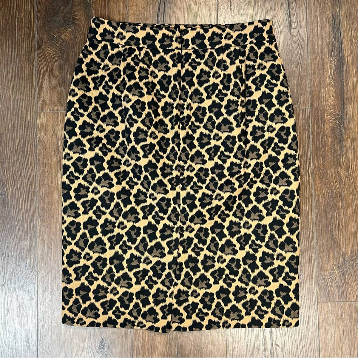 Talbots animal print pencil skirt SZ 8P