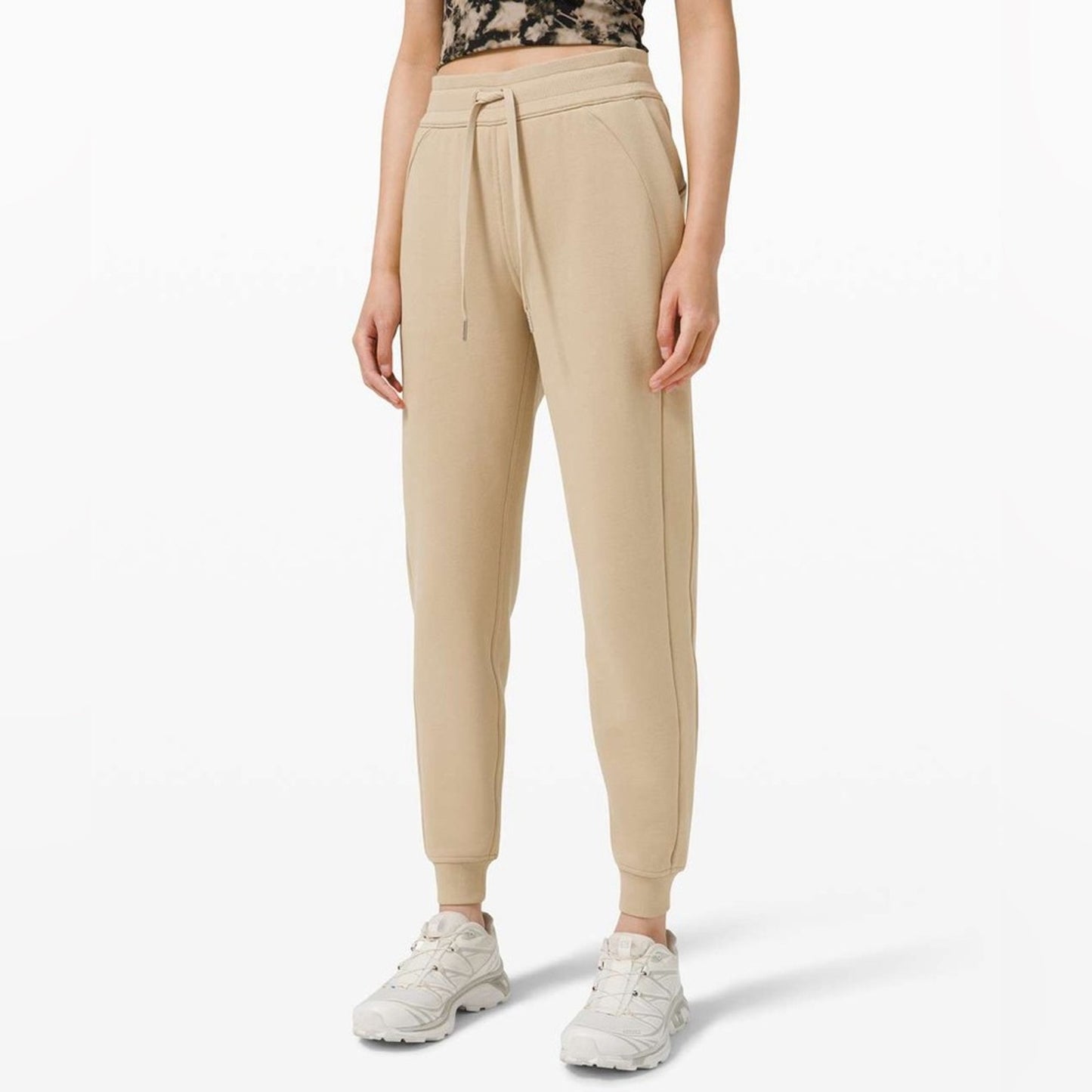 Lululemon Tan Sweatpant Scuba Joggers SZ‎ 10