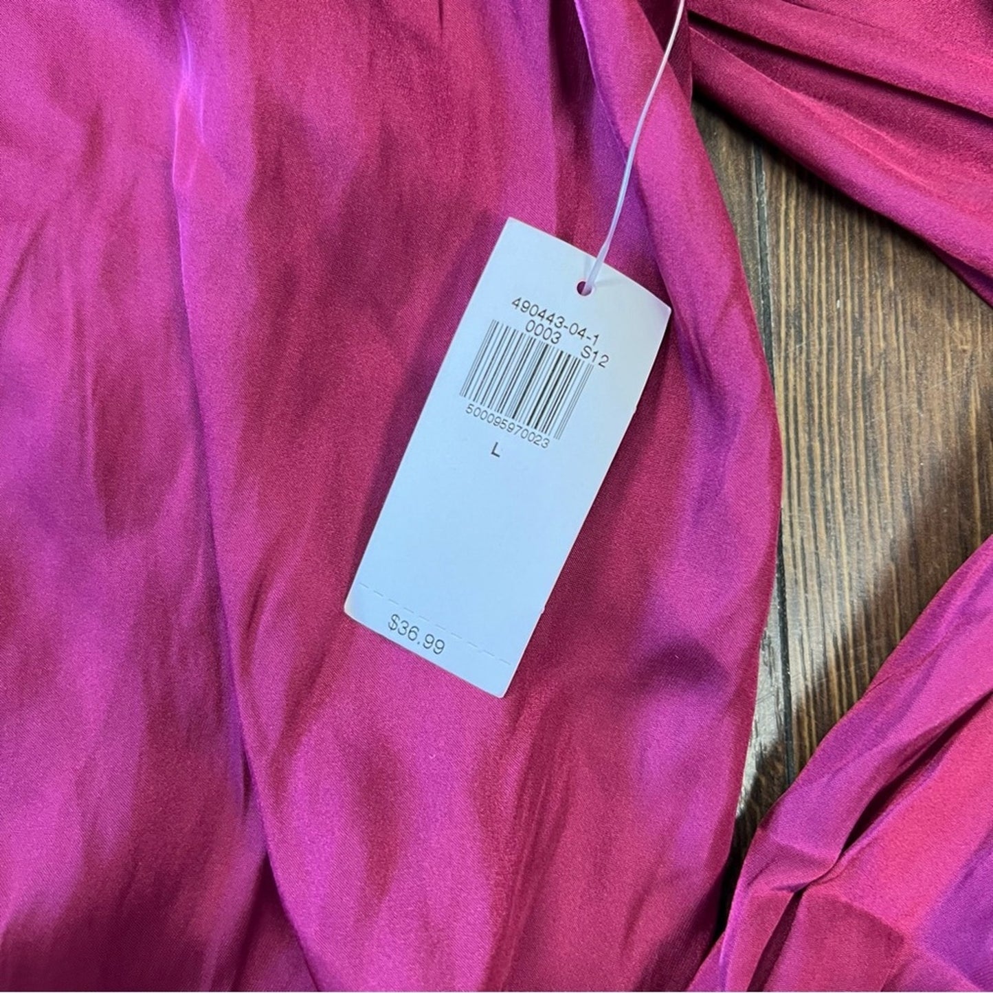 NEW Old Navy Cross-Front Satin Blouse SZ LG3