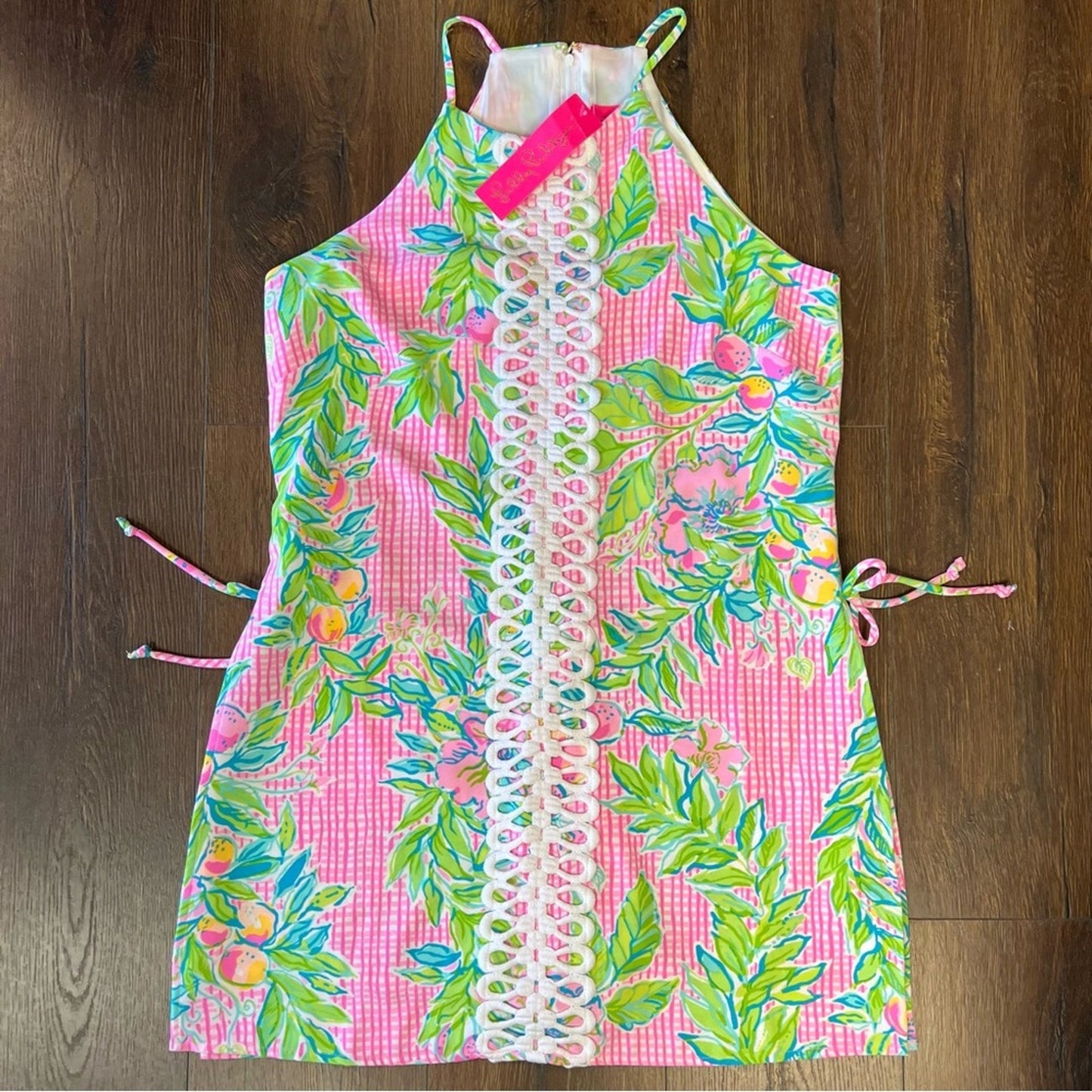 🆕 Lilly Pulitzer Pearl romper in don’t stop beleafing SZ 12