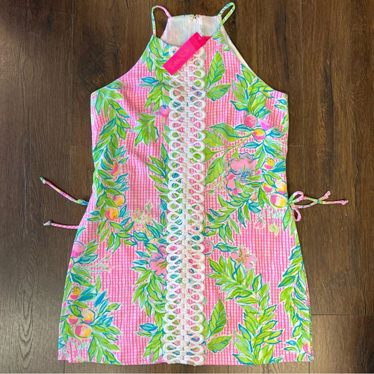 🆕 Lilly Pulitzer Pearl romper in don’t stop beleafing SZ 12