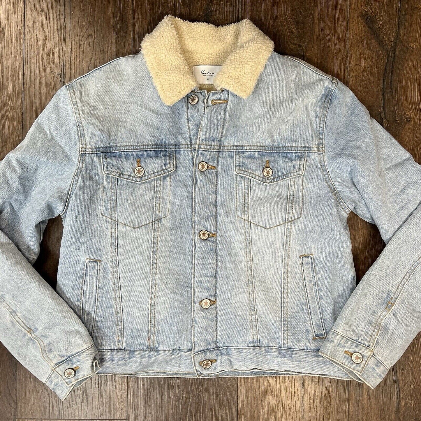 KANCAN Sonny Sherpa Trucker Jacket SZ MED