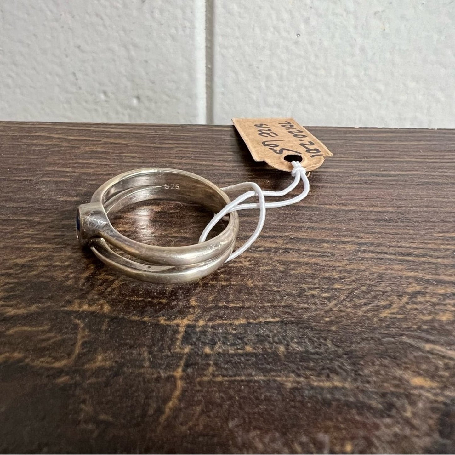 Sterling ring
Stamped 925
SZ 6.5