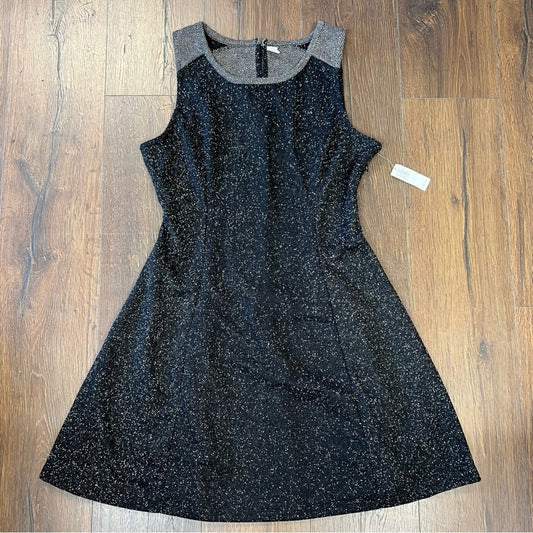 NEW Old Navy Gray Knit Tweed dress SZ LG