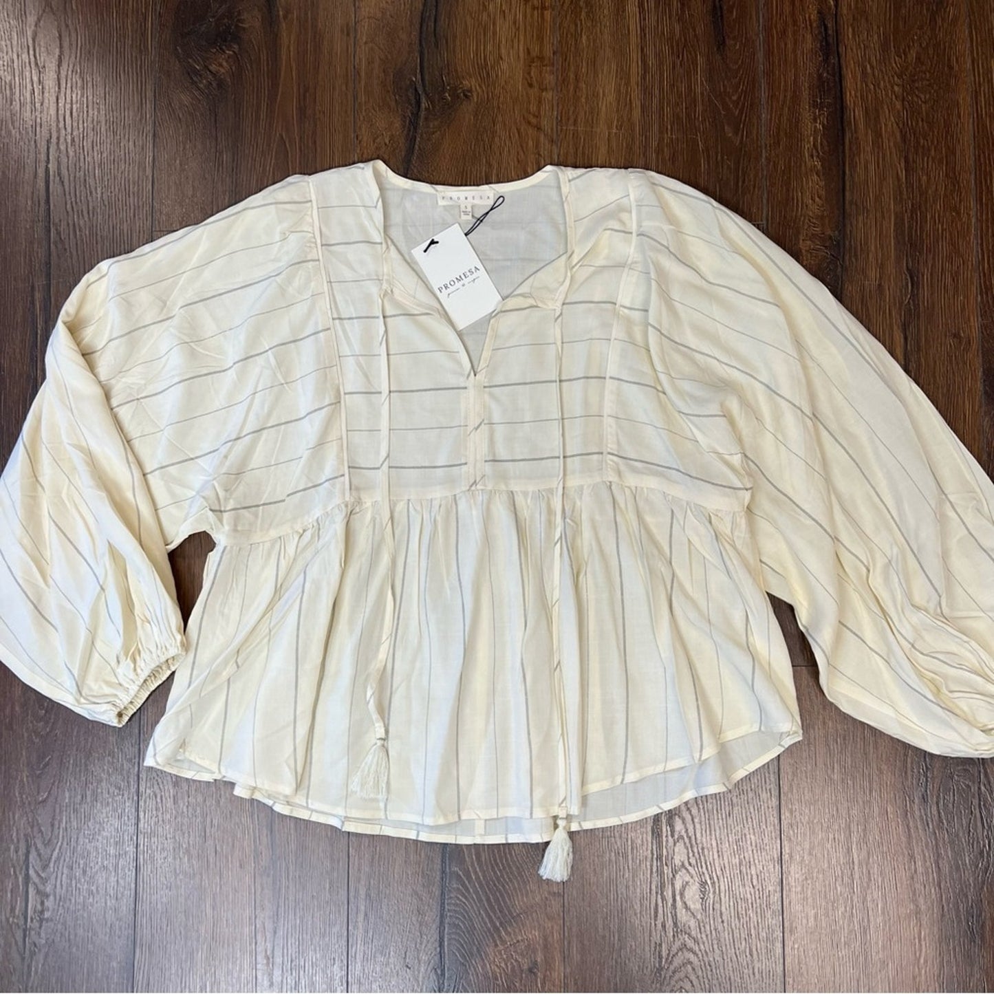 🆕 Promesa Inner Peace Top in Cream SZ SM