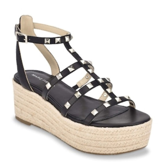 Marc Fisher Jansen Espadrille Wedge Sandal SZ 7.5