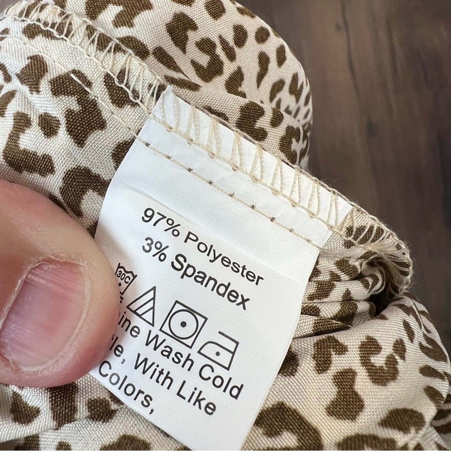 Pretty garden animal print dress SZ SM
