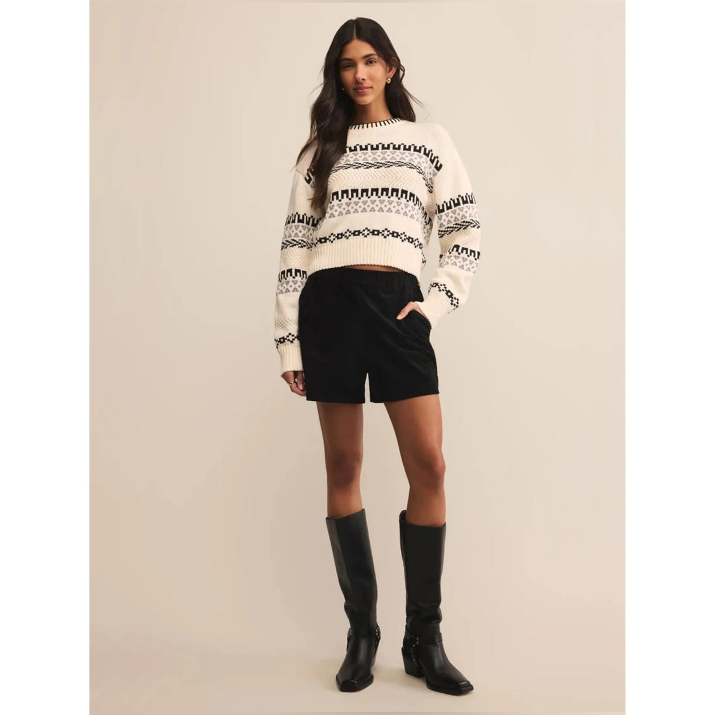 🆕 Z Supply Tia Faux Suede Shorts NWT SZ LG
