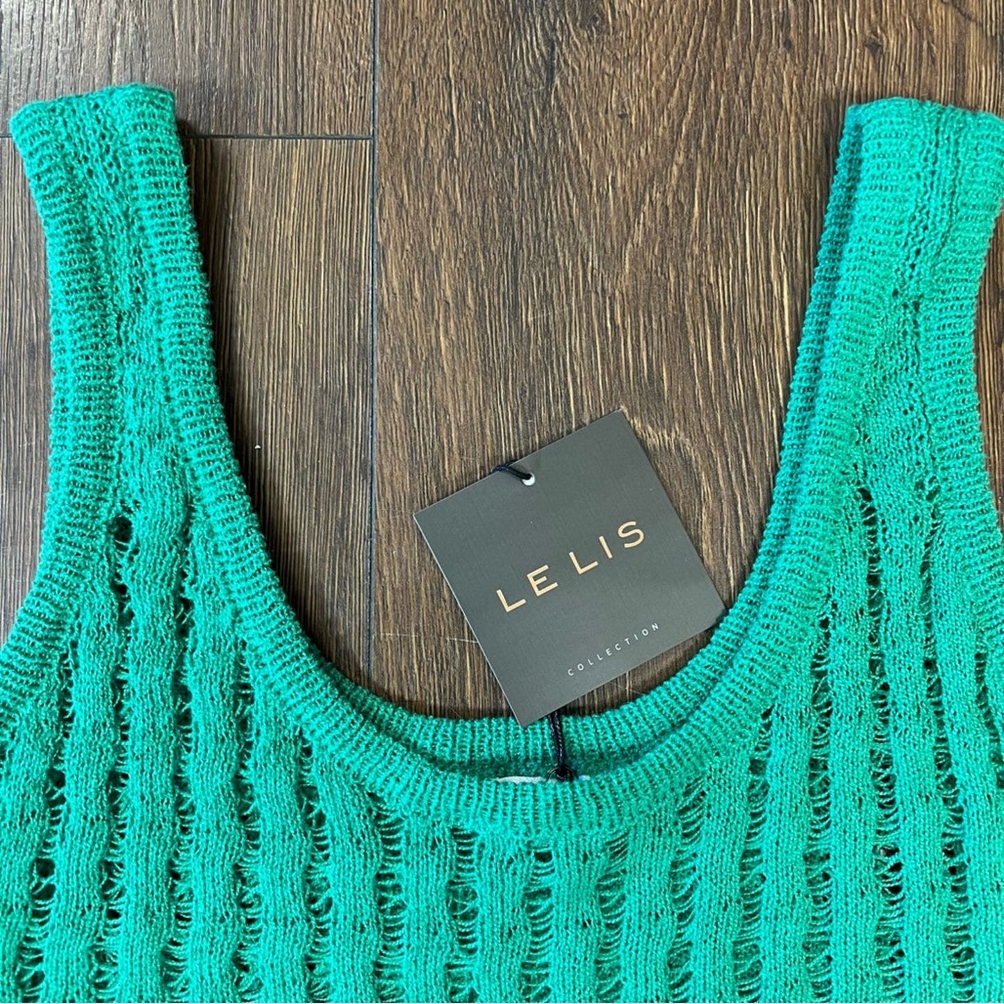🆕 Le Lis green knit Mia tank SZ MED