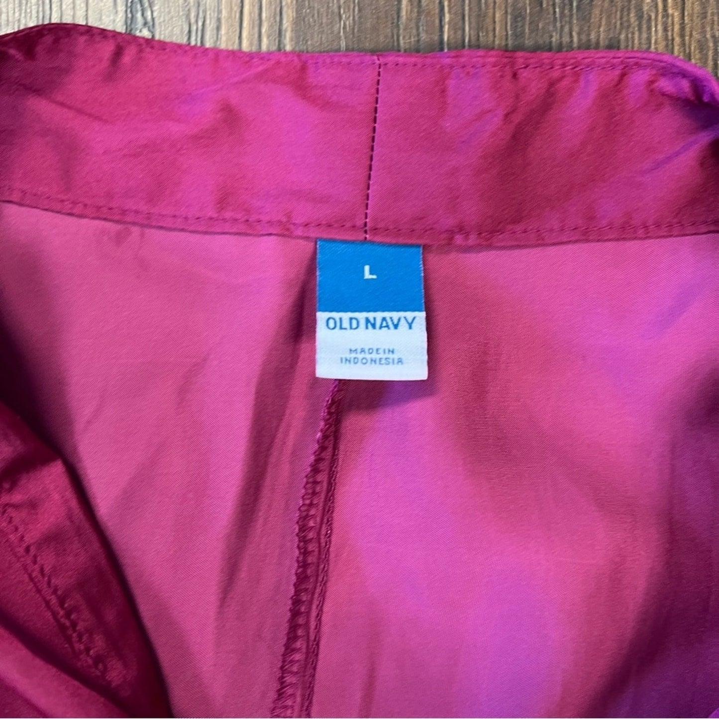 NEW Old Navy Cross-Front Satin Blouse SZ LG3