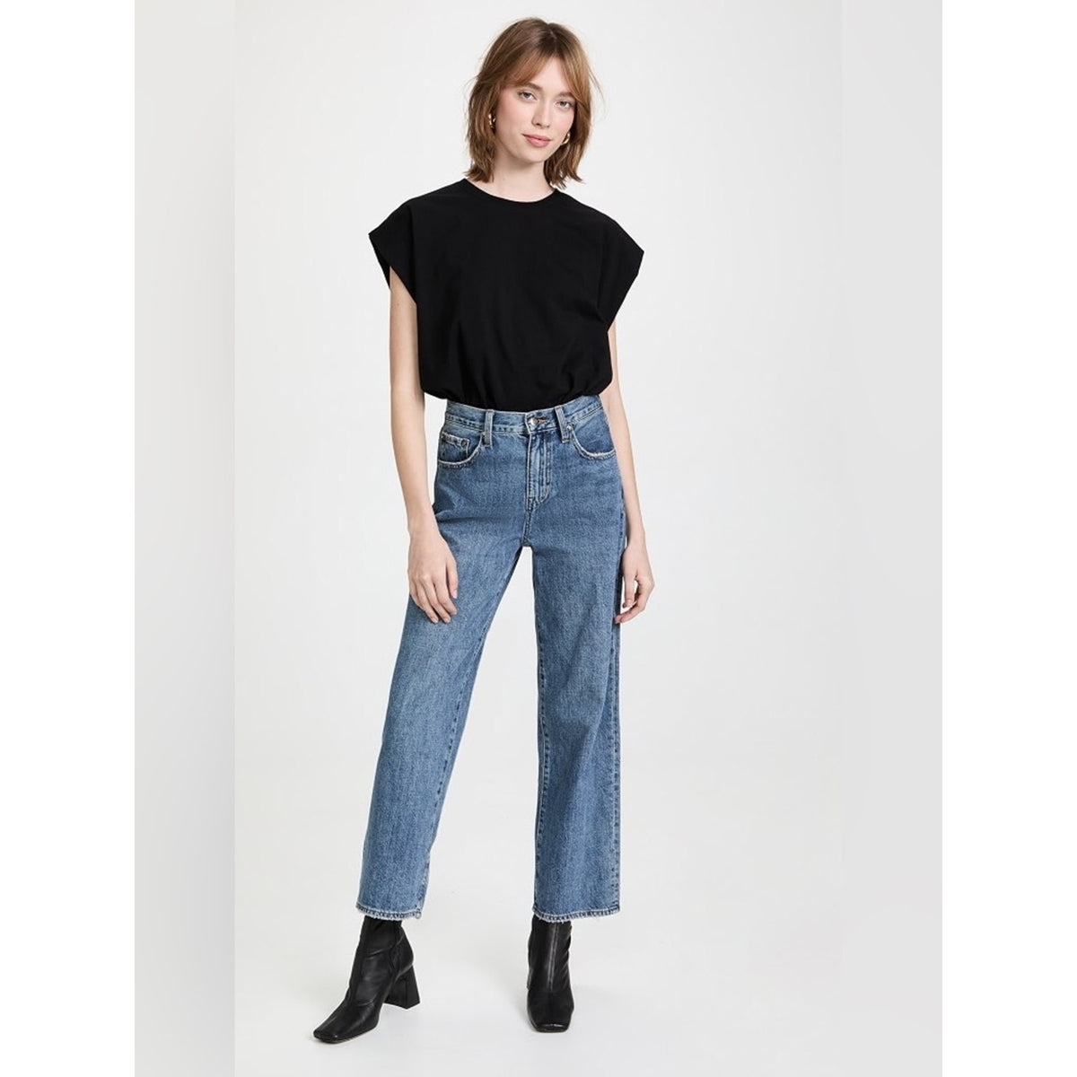 🆕 Pistola Trina Black Muscle Tee NWT SZ SM