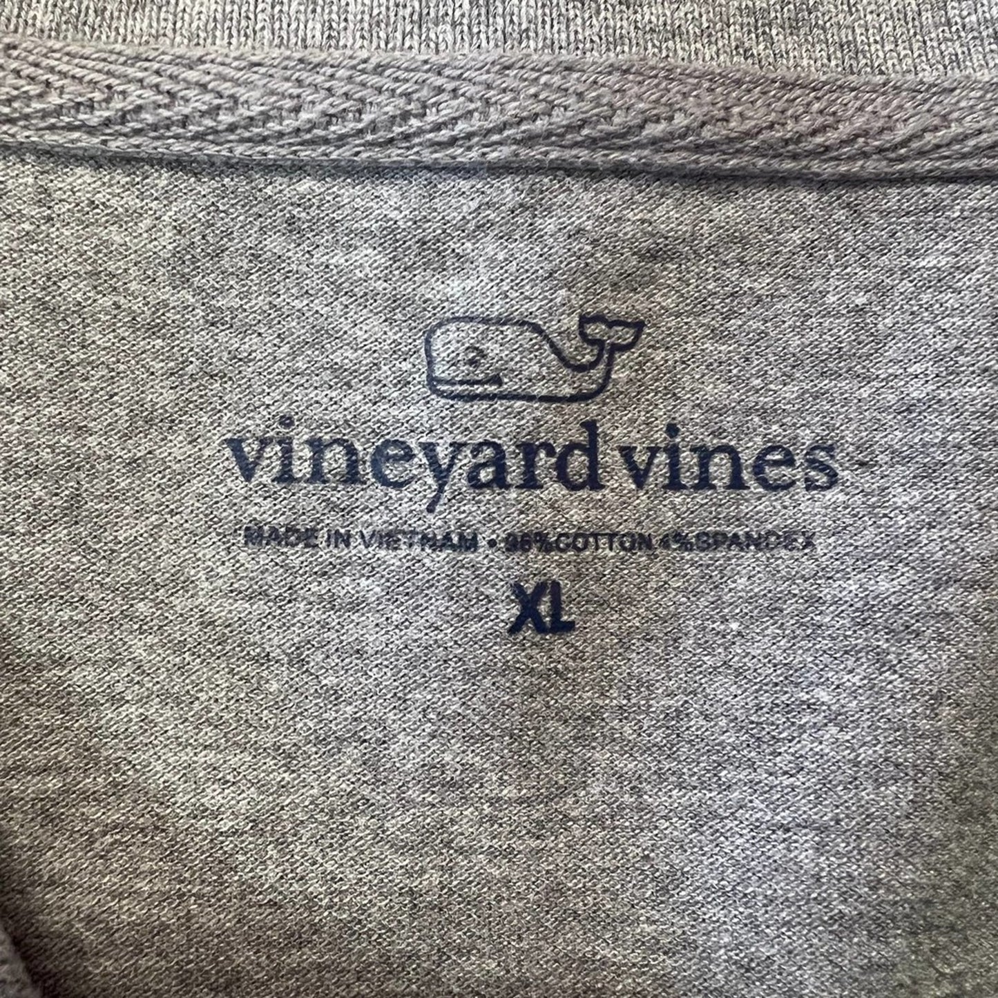 Men's Vineyard Vines Grey Classic Polo SZ XLARGE