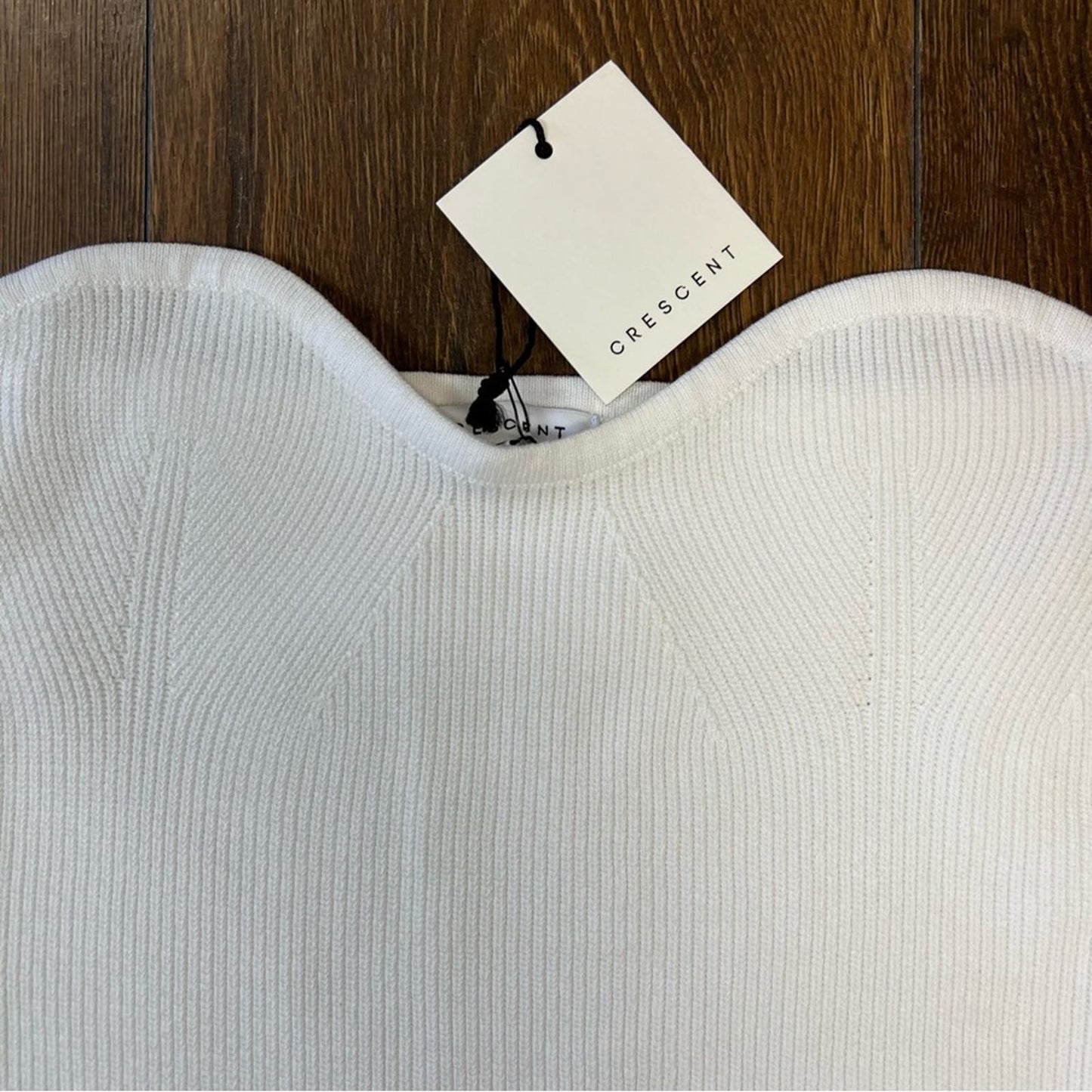 🆕 Crescent Raya ribbed corset top SZ LG