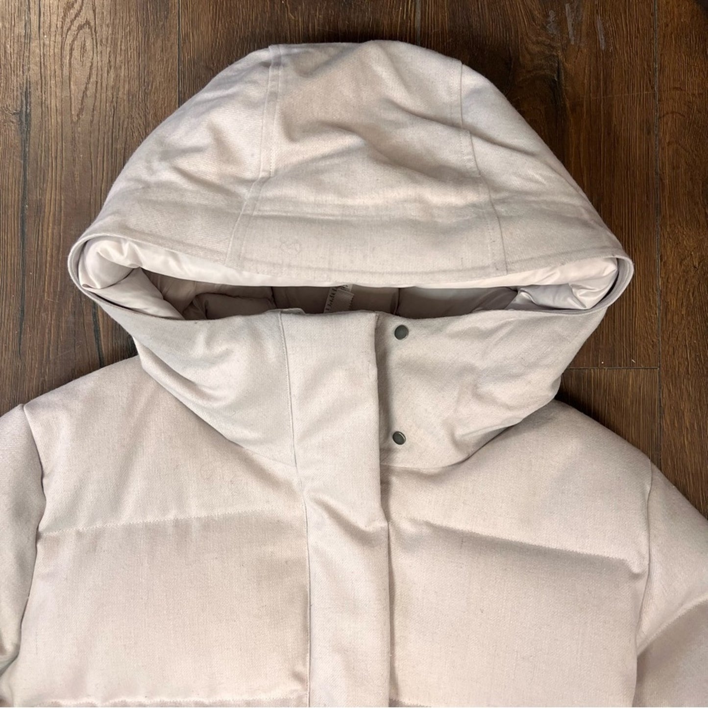 NEW Lululemon Wunder Puff Jacket *Wool Heathered Light Chrome SZ‎ 10