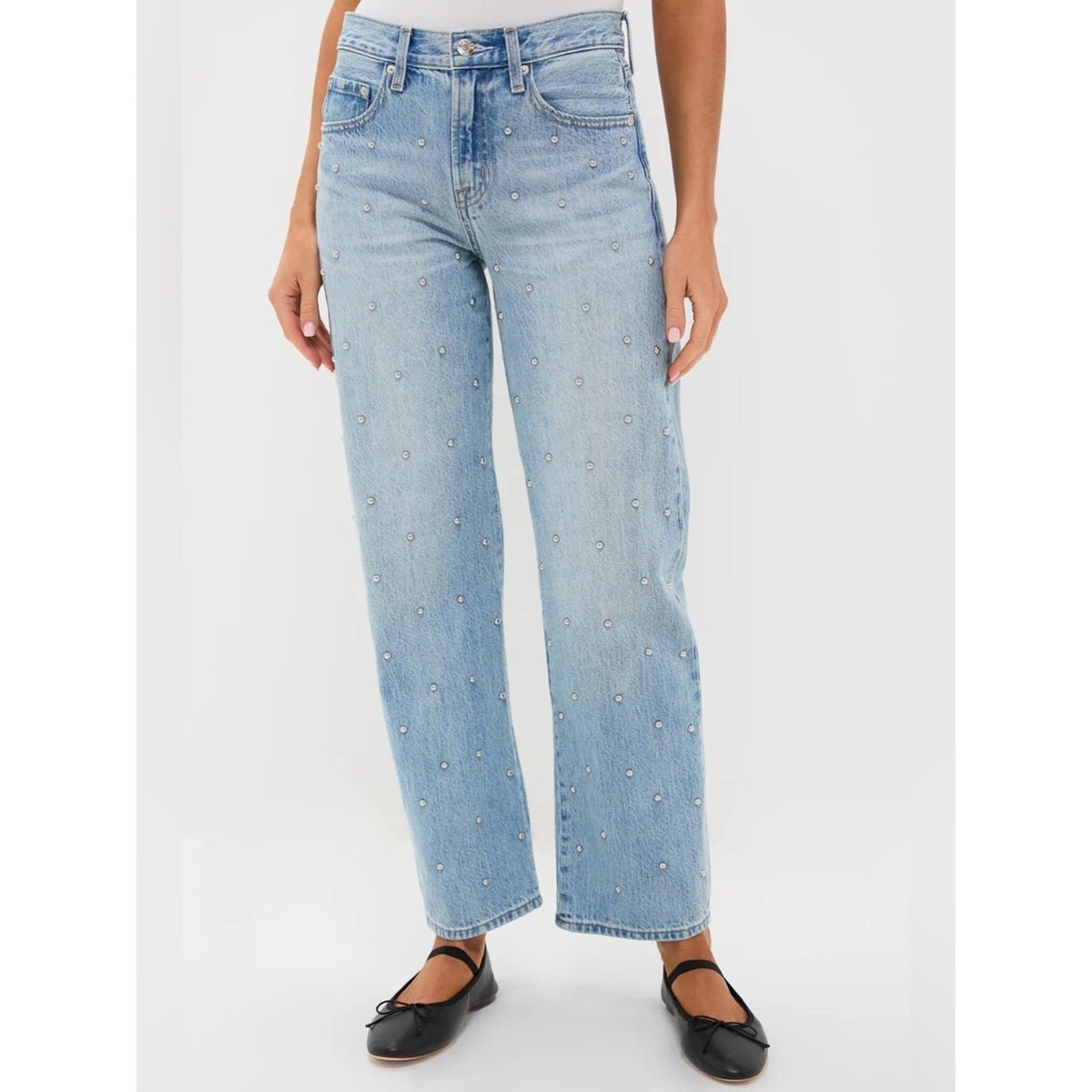 🆕 PISTOLA Lexi Mid Rise Straight Leg Jean-Aries SZ 26
