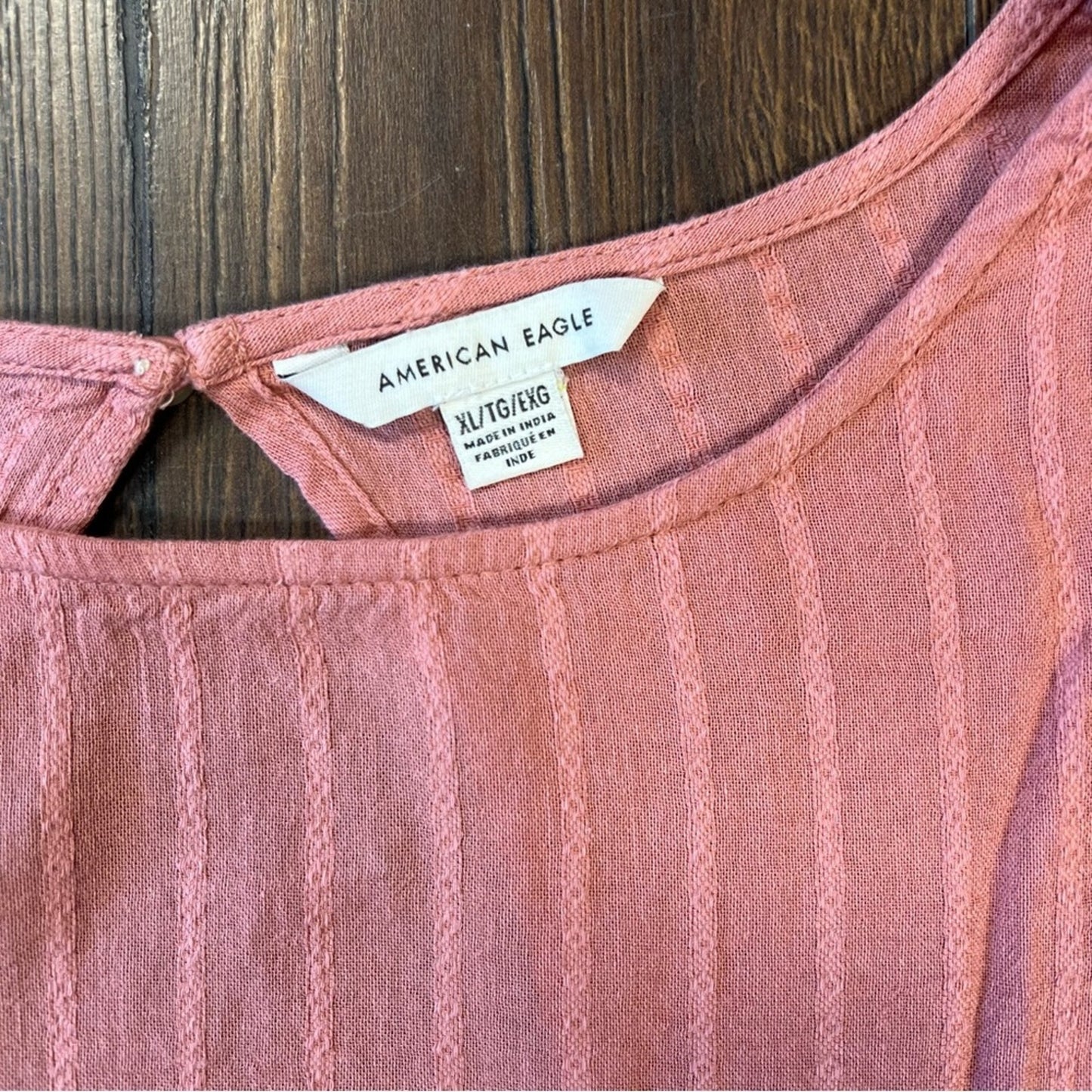 American Eagle long sleeved baby doll tiered top SZ XL