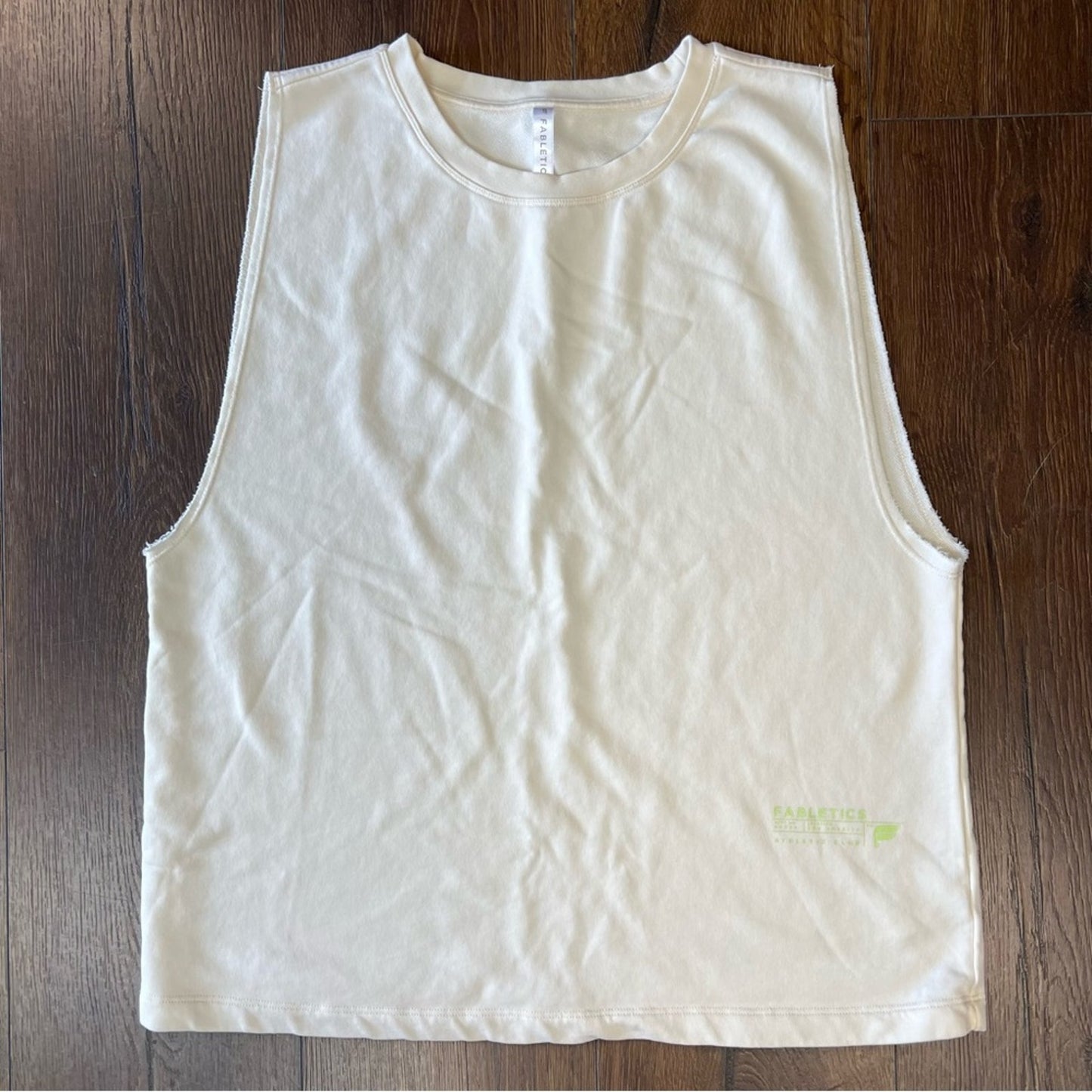 Fabletics oversized Terry tank SZ LG