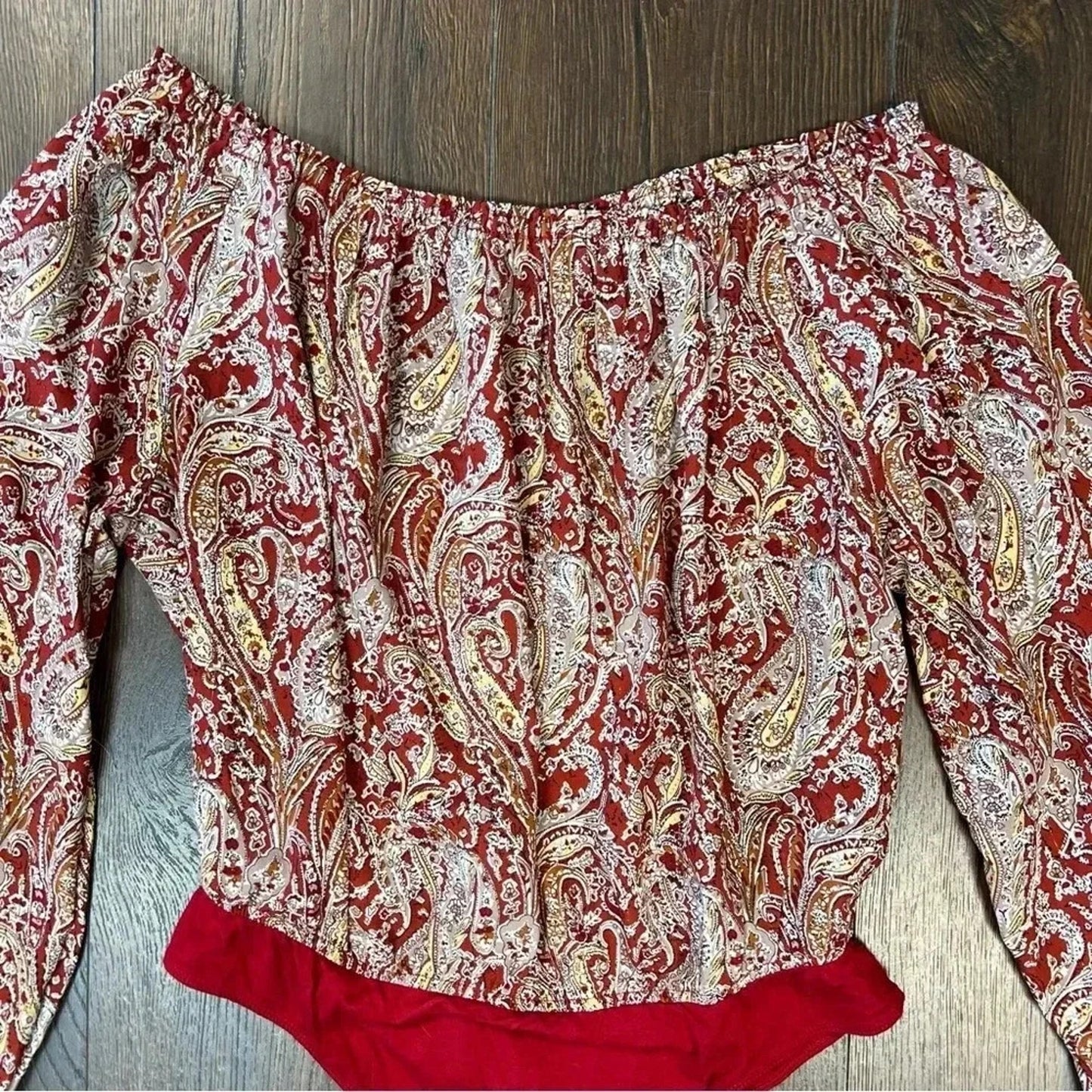 KORI Red Spice Bodysuit SZ LG