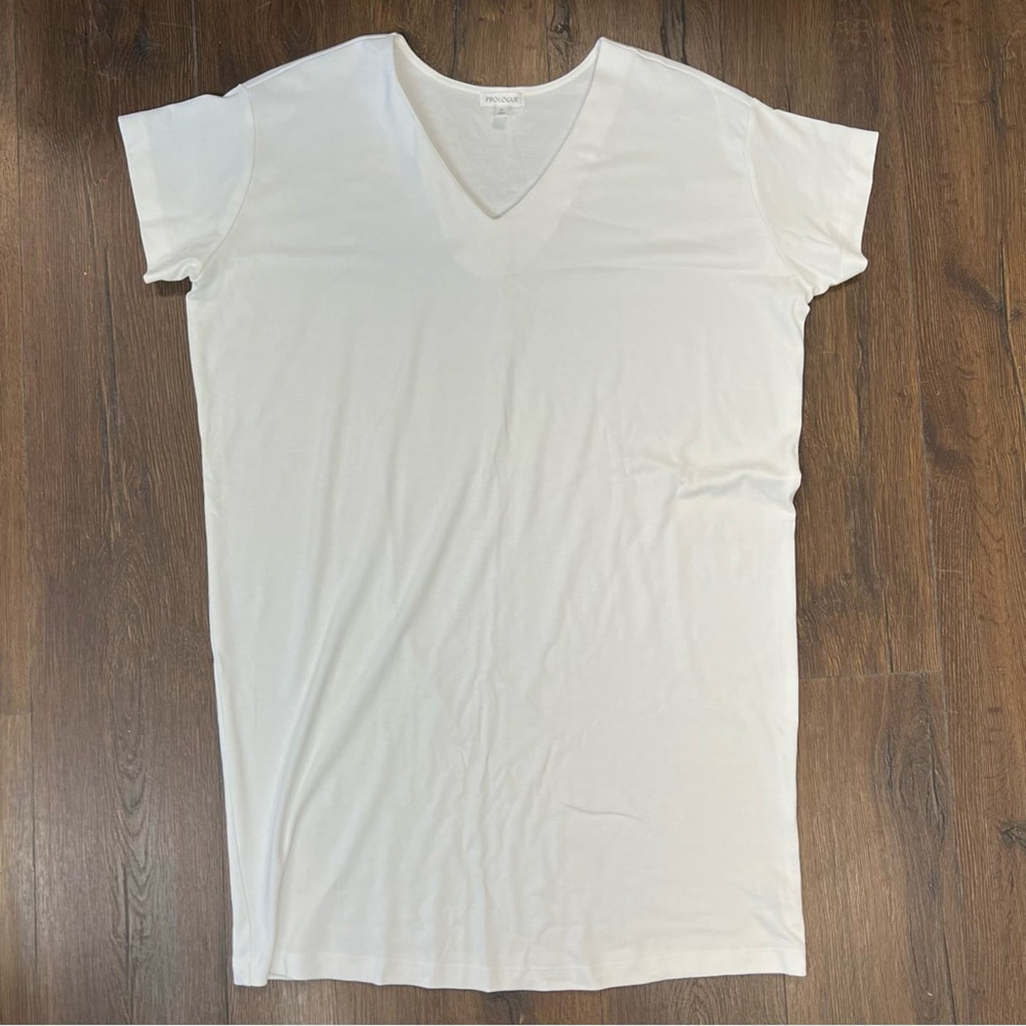 Prologue white midi shirt dress SZ XL