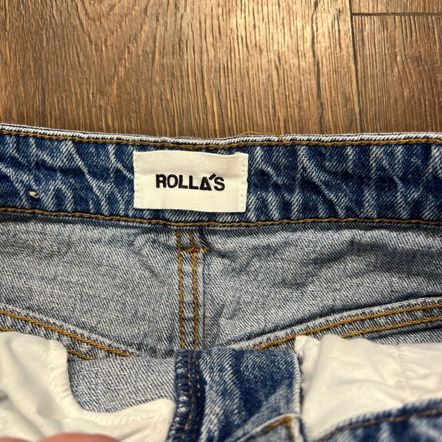 Rolla’s Claudia denim skirt in sweet stone SZ 28/6